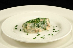 voorgerecht - Zalmspinazierol