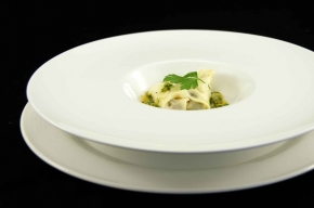 voorgerecht - Paddestoelentortellini met notensaus