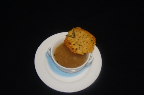 soep - Uiensoep met een kaaskrokantje