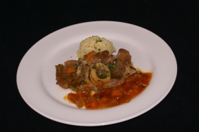 hoofdgerecht - Ossobuco met saffraanrisotto