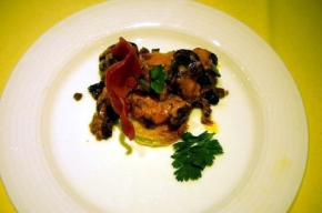 voorgerecht - Gestoofde escargots op duxelles van paddenstoelen