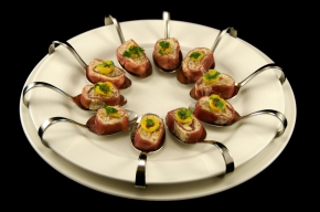 amuse - Rouleau van runderrookvlees