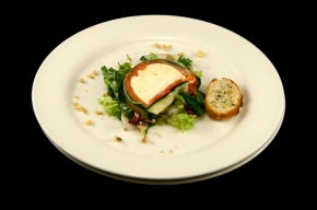 voorgerecht - Salade met geitenkaasterrine