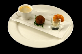 voorgerecht - Parade van scampi’s