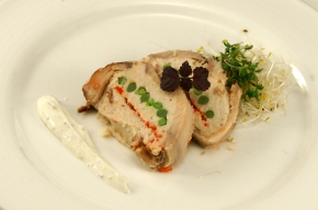 voorgerecht - Terrine van gerookte meerval