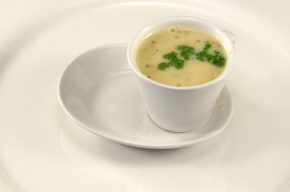 soep - Mosterdsoep met gerookte paling