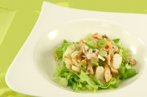 voorgerecht - Pittige Thaise kipsalade