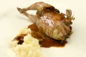 hoofdgerecht - Gevulde kwartel met portsaus