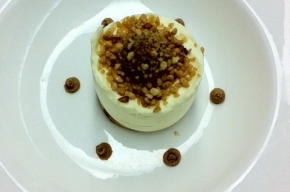 nagerecht - Compositie met mandarijn, hazelnoot en karamel