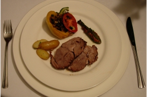 hoofdgerecht - Lamsbout met rozemarijn