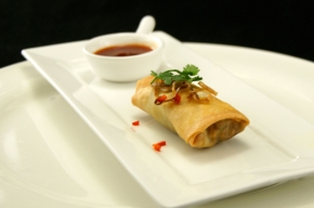 amuse - Lenterolletje met lamsgehakt