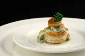 voorgerecht - Pasteitje met visragout