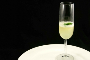 spoom - Spoom met Asti Spumante, citroensorbet en gin