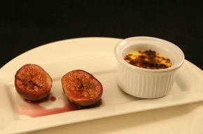 nagerecht - Gepocheerde vijgen met crème Catalaan